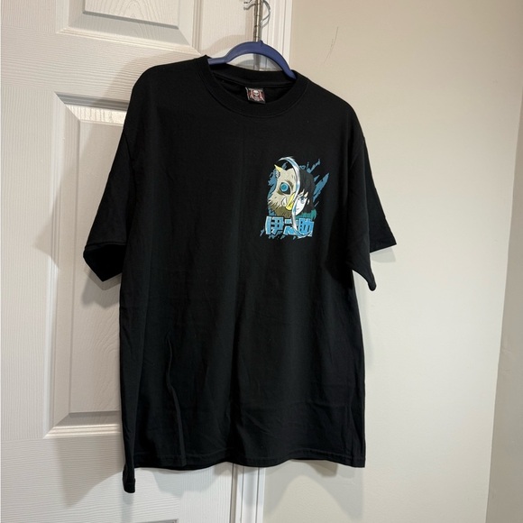 ROCK STAR Black Graphic T-Shirt with Anime Design SZ XXL - Picture 2 of 6